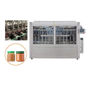 China Automatic Servo Motor Piston Linear Apple Sauce Glass Jar Filling Machine With Plc Control wholesale