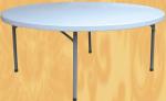 outdoor 2m round folding banquet table/outdoor party table