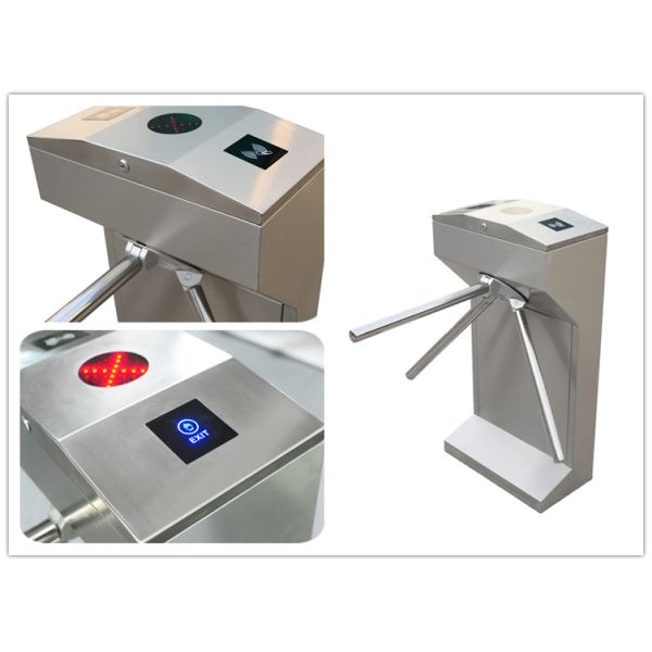 Space Efficient Security Barrier Gate Compact Design Bi-Directional Passage Control Electronic Turnstile Gate