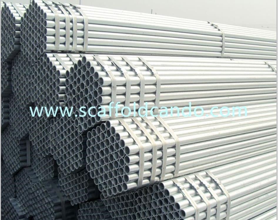 Good quality building engineering use Q235 scaffolding pipe, galvanized scaffold