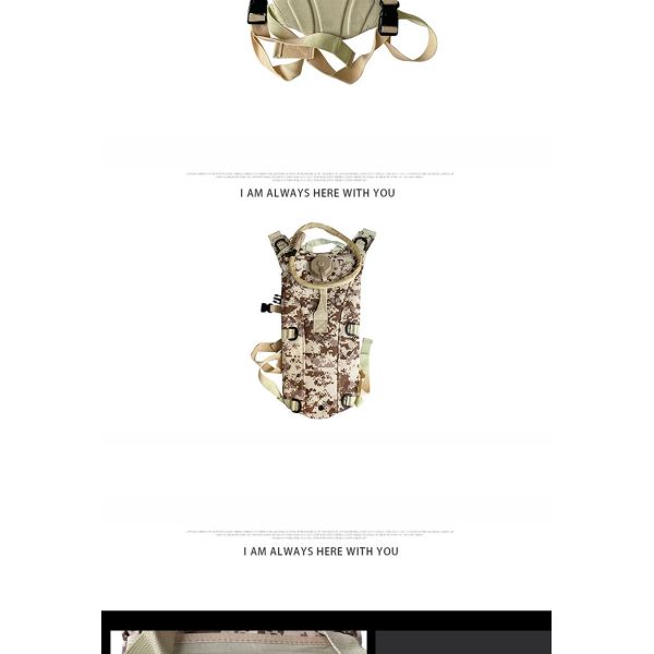 Customized Logo Multicam CP Camping Water Hydration Bag Perfect for Outdoor Adventures