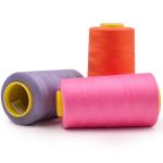Good Evenness Polyester Core Spun Thread Multi Colored Threads For Sewing