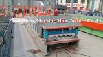 Color coated Small Glazed Tile Roll Forming Machine with PLC Inverter controller