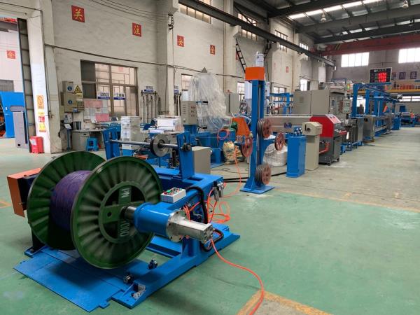 Quality One Shaft Wire Extruder Machine With Automatic Tension Adjusting System for sale