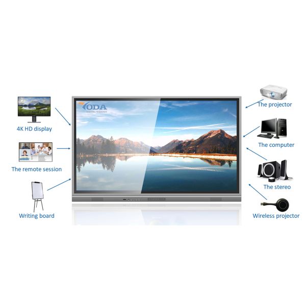 Indoor 800CD/M2 55 Inches LCD Wall Display Multi-Screen Video Wall