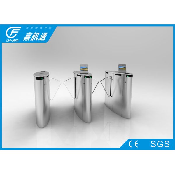 Smart Card Reader Electronic Turnstile Gates , Multi - Alarm Function Subway