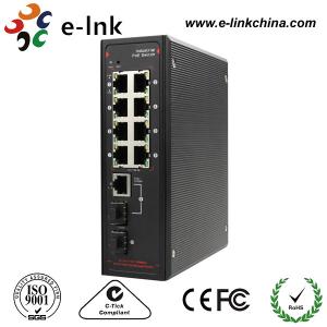 China 8 Port Gigabit Industrial Ethernet POE Network Switch For Ip Cameras / Security Cameras on sale