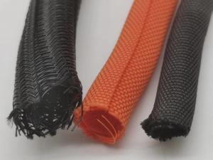 China ROHS UL Self Wrapping Sleeving PET Braided Sleeve For Cable Protection wholesale