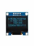 SSD1309 OLED Display 128X64 SSD1309 1.54 Inch OLED Screen Blue Bigger PCB Board