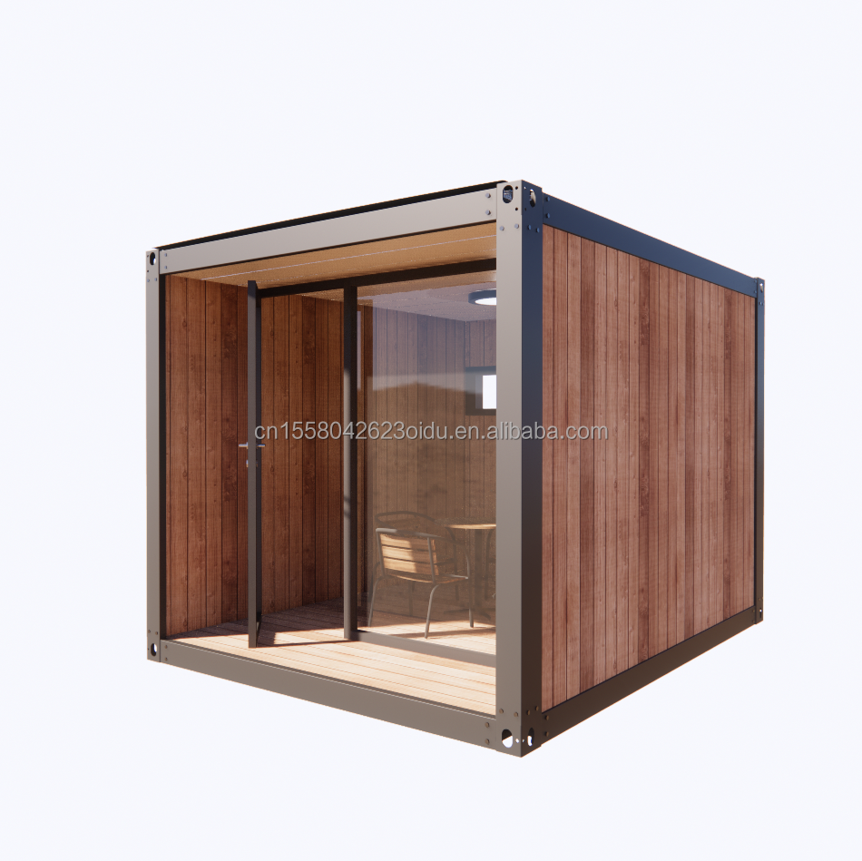 10ft Wooden Plastic Garden House Container Mobile Wooden Activity Room Mini Office Customized Color Wooden Office