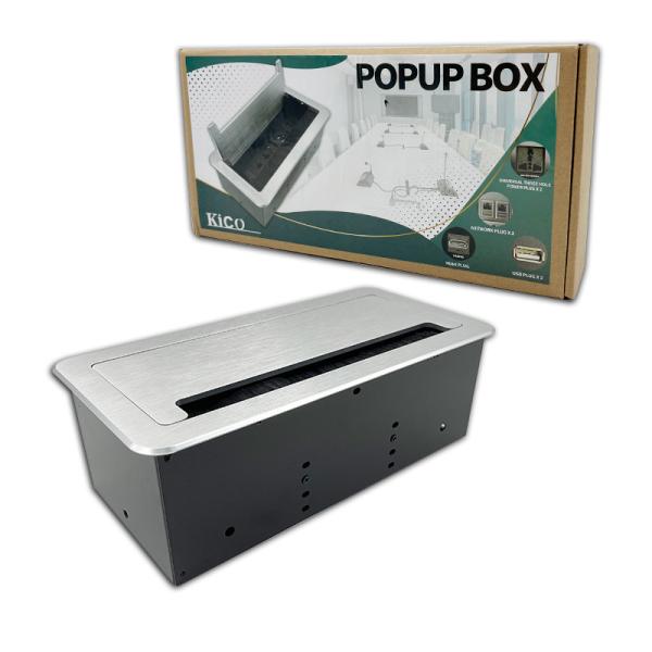 Quality Desktop Multimedia Outlet and Plug AC power Meeting Table Embedded Sockets Furniture Hidden Plug Power Socket for sale