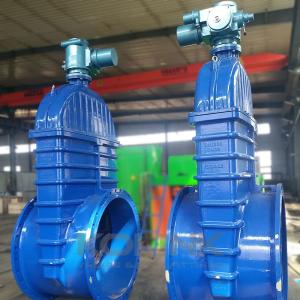 Electric Actuated Gate Valve DN1200 Resilient Seated Ductile Iron