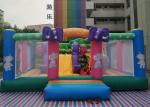 Commercial 0.55MM PVC Elephant Theme Kids Inflatable Jumper With Digital