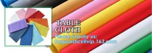 China PEVA Flannel backed Tablecloth flow-casting film Odorless and Environmentally Friendly Tablecloth Oblong Rectangle on sale