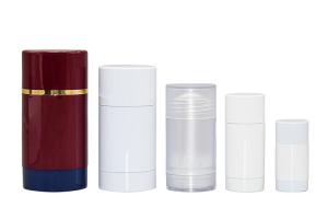 China 0.2oz - 2.5oz AS Round Clear Deodorant Containers Packaging Tubes 6g 15g 30g 50g 75g wholesale