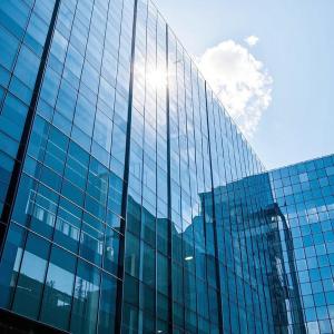 China Office / Residential Glass Curtain Wall Soundproof Custom Clear Glass Facade wholesale