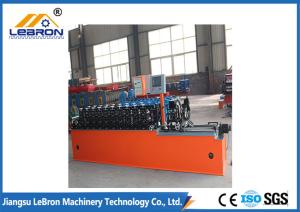 China High strength smooth straight door frame cold roll forming machine automatic type PLC system control wholesale