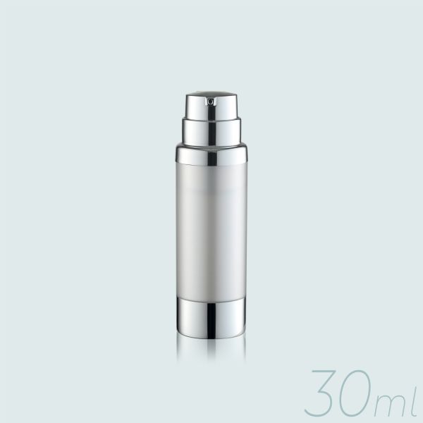 Cream Plastic Cosmetic Bottle with Unique and Innovative Actuator Open Way GR210D Series