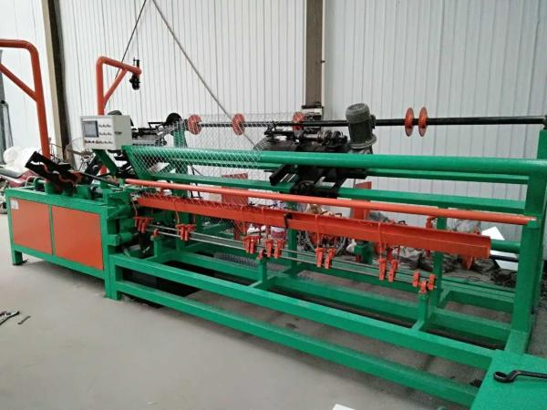 Large Capacity Automatic Chain Link Fence Machine 2.8T Servo Motor Driver