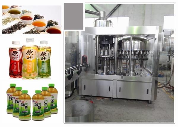 Quality 6.68kw Standard 3-In-1 Monoblock Tea Filling Machine With Perfect CIP System for sale