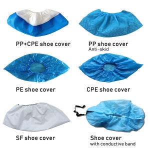 China Medical 35g Non Woven Disposable Non Slip Shoe Cover ISO Approved wholesale