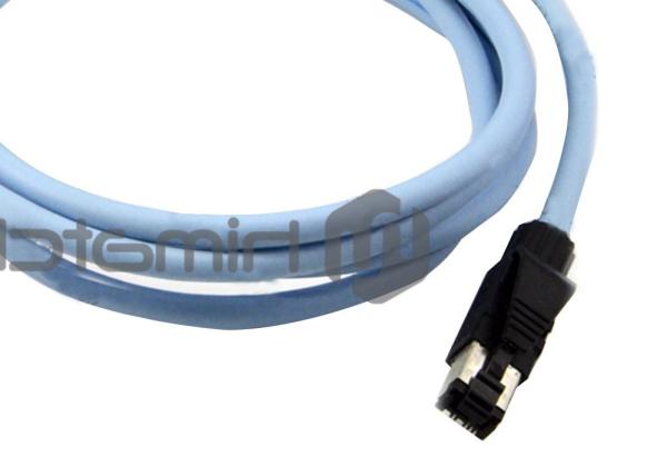 Quality Fieldbus Industrial Ethernet Cable M12 8pin Connector to RJ45 A Code Devicenet Canopen for sale