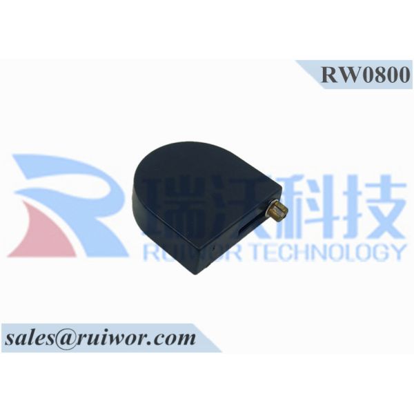 RUIWOR RW0011 Flat Head Screw End work with Anti Theft Pull Box / Retractable Security Tether / Secure Cable Retractor
