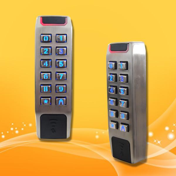 Quality Slim Type Standalone Proximity Reader , Wiegand 26 Access Control Rfid Reader for sale