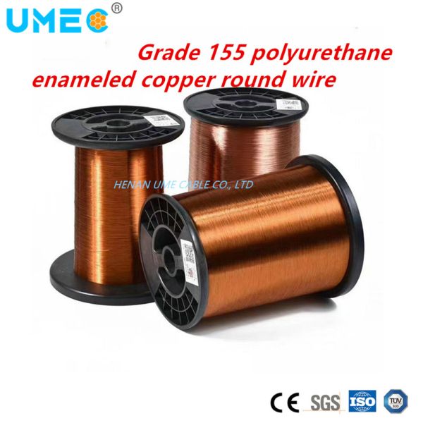 Copper Rectangular Enameled Wire 240 Class 1.0-10 mm Piw Polyimide Flat Wire for Motor