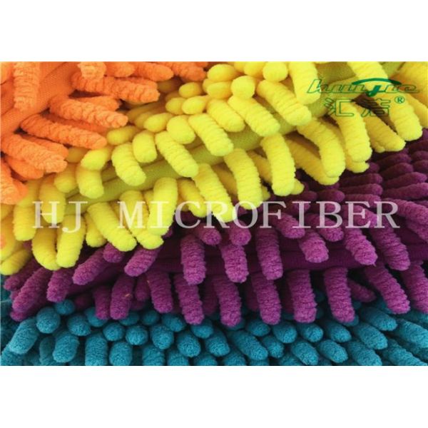 17 Needles 1100gsm Microfiber Chenille Material For Bath Mat Or Car Cleaning Wash Mitt