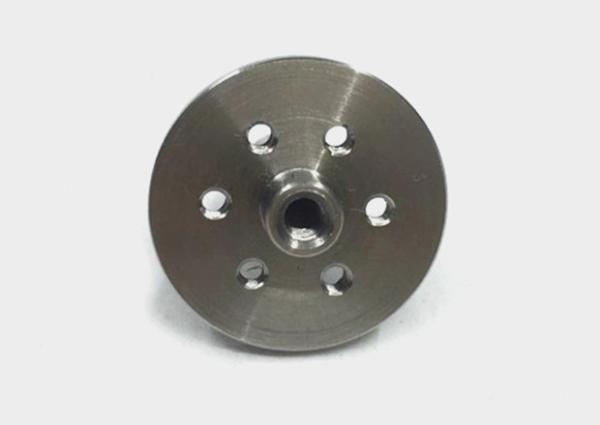 Quality high performance cnc turning transmission main shaft with inner threads for metal recycling machinery industry for sale