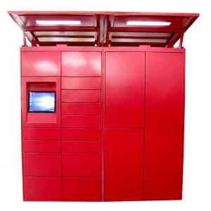 China Touchless Intelligent Online Parcel Delivery Lockers , Barcode Password Smart Parcel Locker wholesale