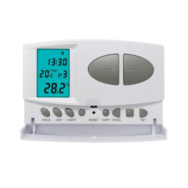 Quality Riseem Weekly Programmable Manual Override Mode Digital LCD Display Thermostat for sale
