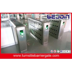 Half Height Safety Access Control Turnstile Gate Flap Barrier Gate