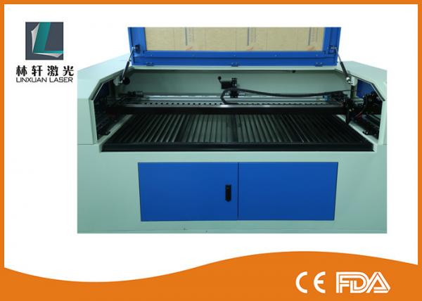 Quality Blue CO2 Laser Engraving Cutting Machine 100 Watt 1300 * 2500 mm For Acrylic / Plexiglass for sale