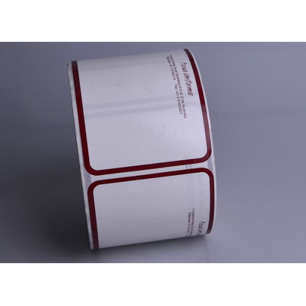 Print custom self adhesive paper printable shipping tracking labels