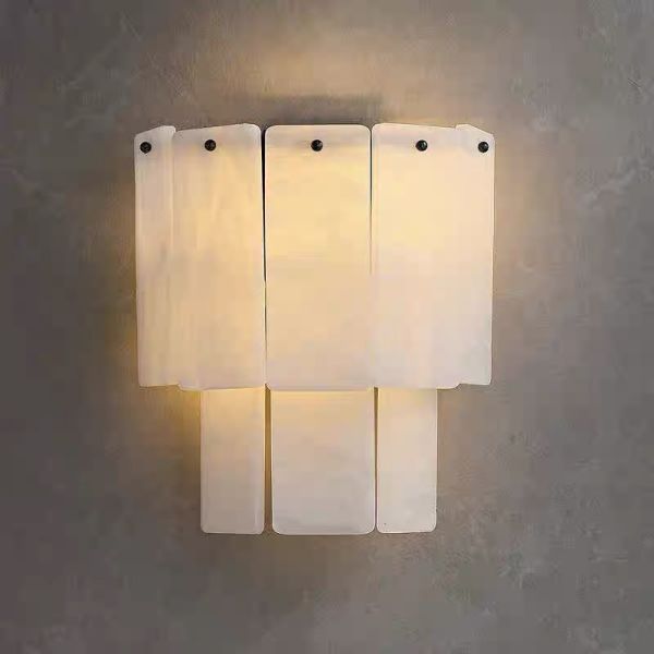 Yellow stone led wall lamp home decorative for project