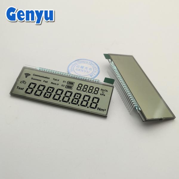 Quality Custom Size LCD Display Gas Meters HTN Positive Reflective LCD Screen 78x30mm for sale