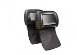 9 inch Car headrest DVD Player With zipper / Black Color Built - in USB Port ,