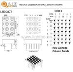 OEM ODM Compatibility 5x7 Dot Matrix LED Display with Wide Viewing Angle
