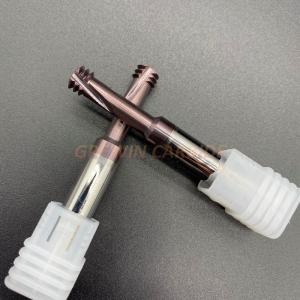 ISO M-MF M10X1.0 Solid Carbide Thread End Mills With Chamfer And Internal Coolant