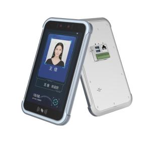 China 8 Inch LINUX Face Recognition Temperature Reader With Temperature Measuring Device on sale