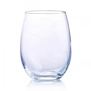 China Transparant Lead Free Drinking Water Glasses Egg Cup 420ML Glass wholesale